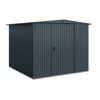 Domek ogrodowy z dachem dwuspadowym „Berry” model „Classic” typ 2, RAL 7016, antracytowy